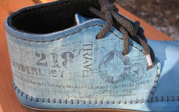 Bohunka Brůnová-bota s rámečkem Bohunka Brůnová-bota s rámečkem