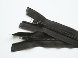 Zip na kožené výrobky, spirálovný , černý  55 cm