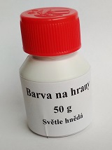 Barva na hrany akrylátová sv.hnědá 50 g