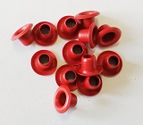 Průchodka červená 5,5 x 6x 10 mm - 10 ks
