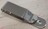 Klips na opasek , nikl, 6,2 cm
