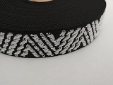 Pruženka plochá 2,5 cm-Zebra