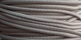 Klobouková guma 3 mm kulatá - béžová