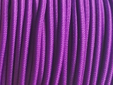 Klobouková guma 3 mm kulatá -fialka