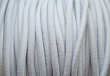 Klobouková guma 3 mm kulatá - bílá