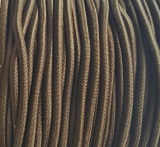 Klobouková guma 3 mm kulatá - khaki