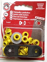 Průchodka žlutá  5,5 x 5x 10 mm-karta