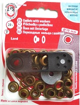 Průchodka staromosaz 5,5 x 5x 10 mm-karta
